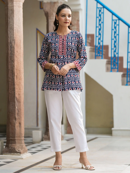Vacation Wear For Women Short Kurti